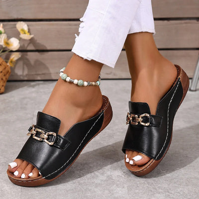 Ayline - Orthopedic wedge heel sandals