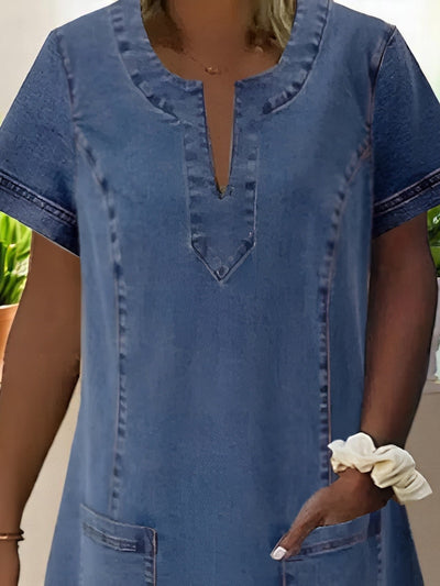 Amber – Soft and Cool Denim Dress