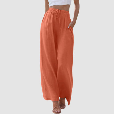 Romane – Loose Cotton-Linen Pants