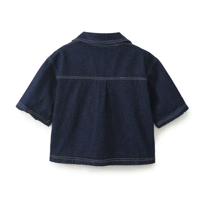 Eden - V-neck Denim Set