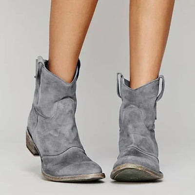 Linny - Vintage Western Ankle Boots