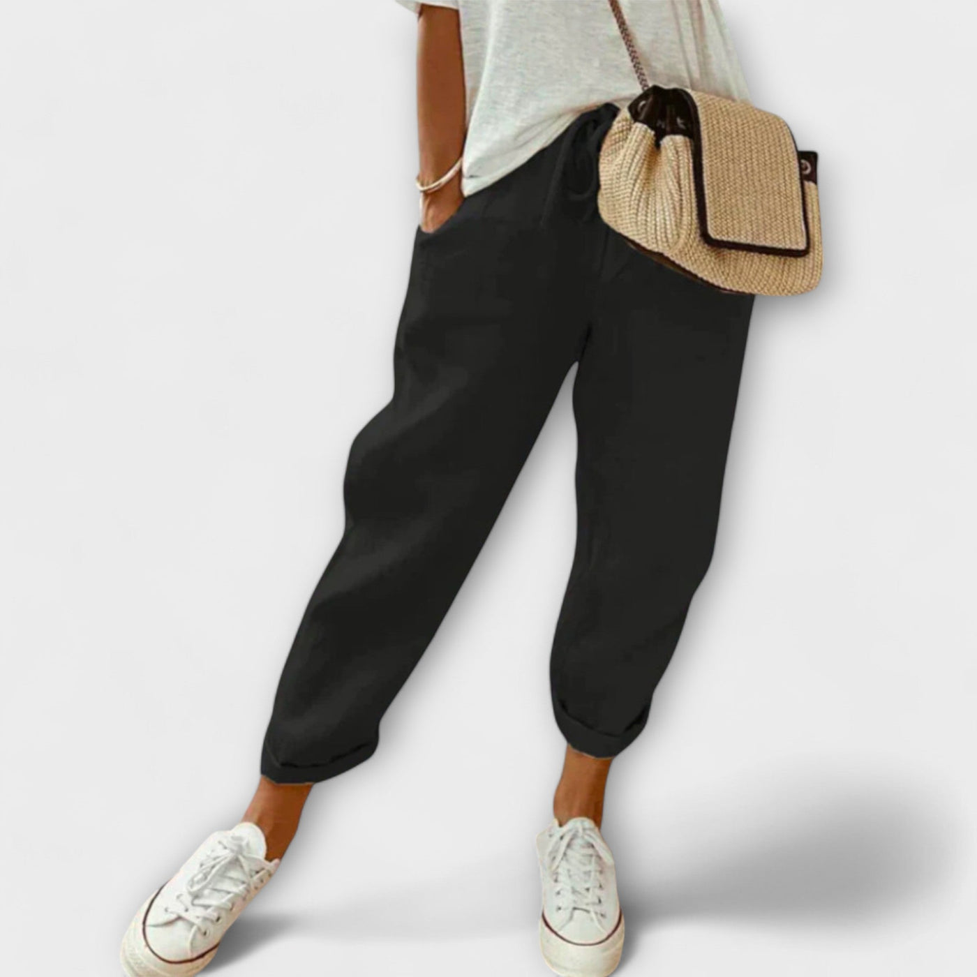 Moja – Casual Linen Pants with Free Style