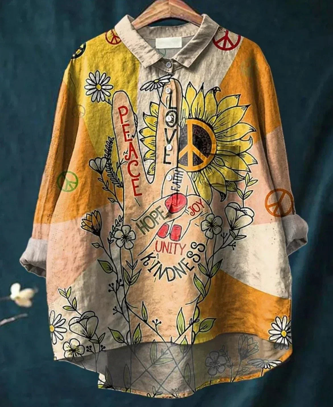 Desiree - Casual Printed Shirt