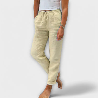 Lucie – Lightweight and Natural Linen Pants