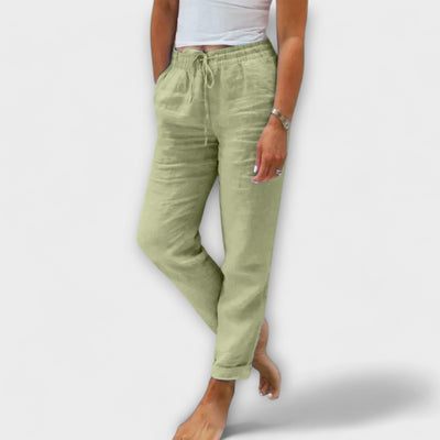 Lucie – Lightweight and Natural Linen Pants