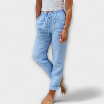 Lucie – Lightweight and Natural Linen Pants