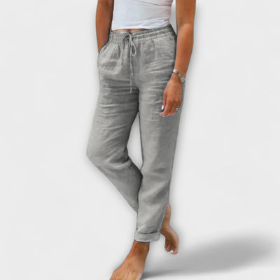 Lucie – Lightweight and Natural Linen Pants