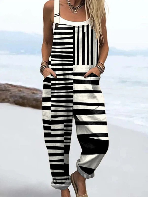 Sophie – Abstract Geo Jumpsuit