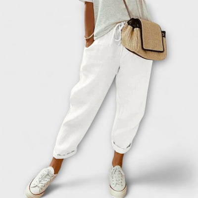 Moja – Casual Linen Pants with Free Style