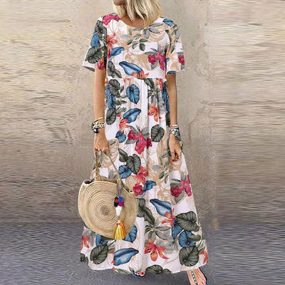 Isla | elegant comfortable floral dress