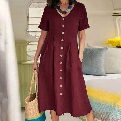 Briar - Effortless Buttoned Dress
