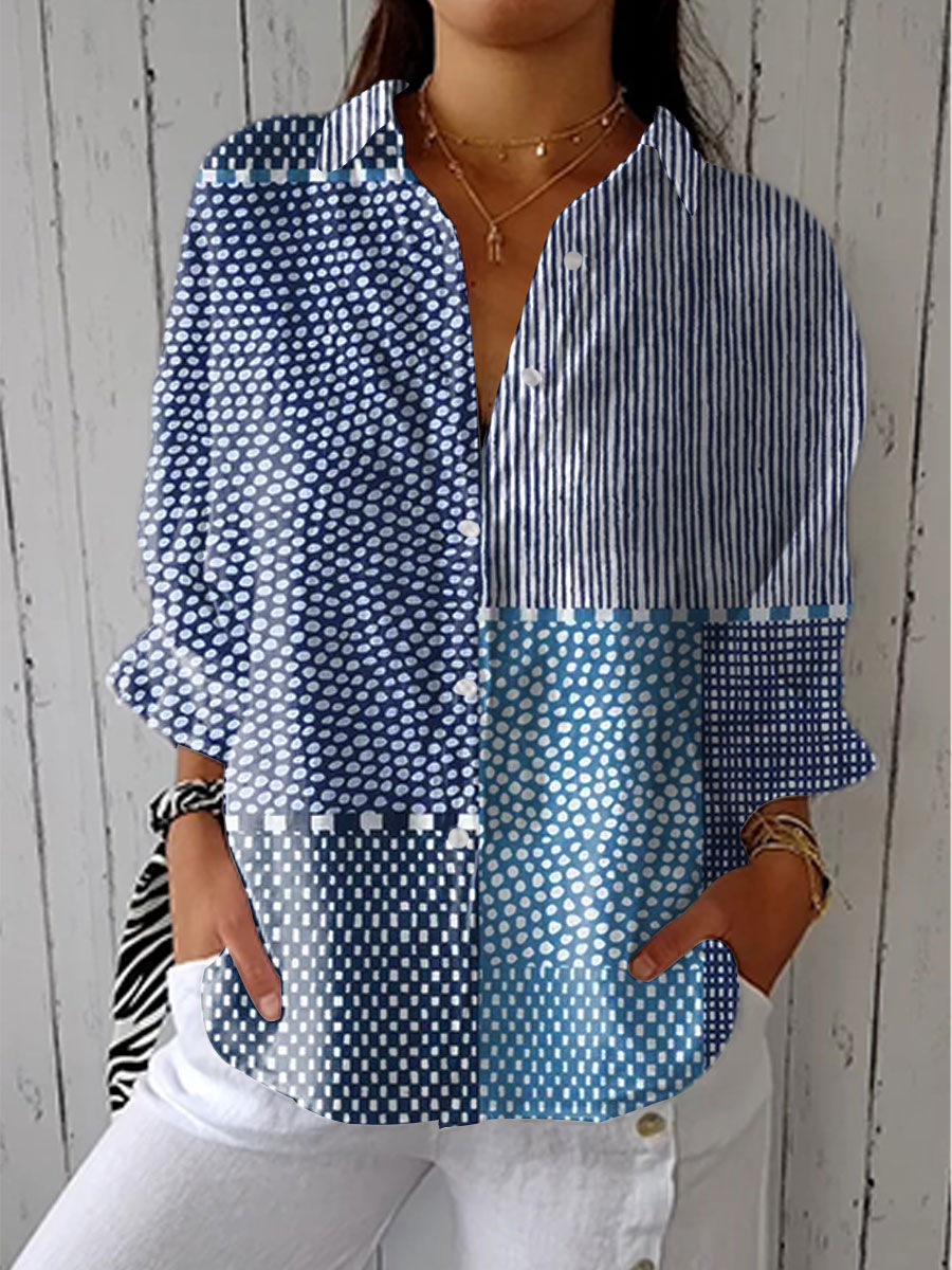 Leila | Patchwork Blouse