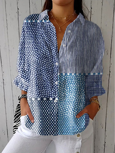 Leila | Patchwork Blouse
