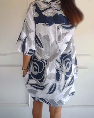 Bianca - Floral Shirt Dress