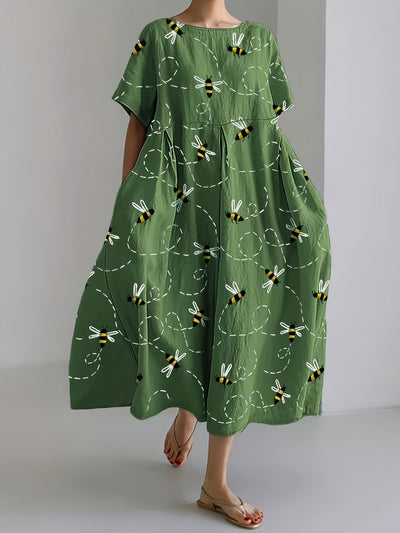 Martine - Bee Flower Dress