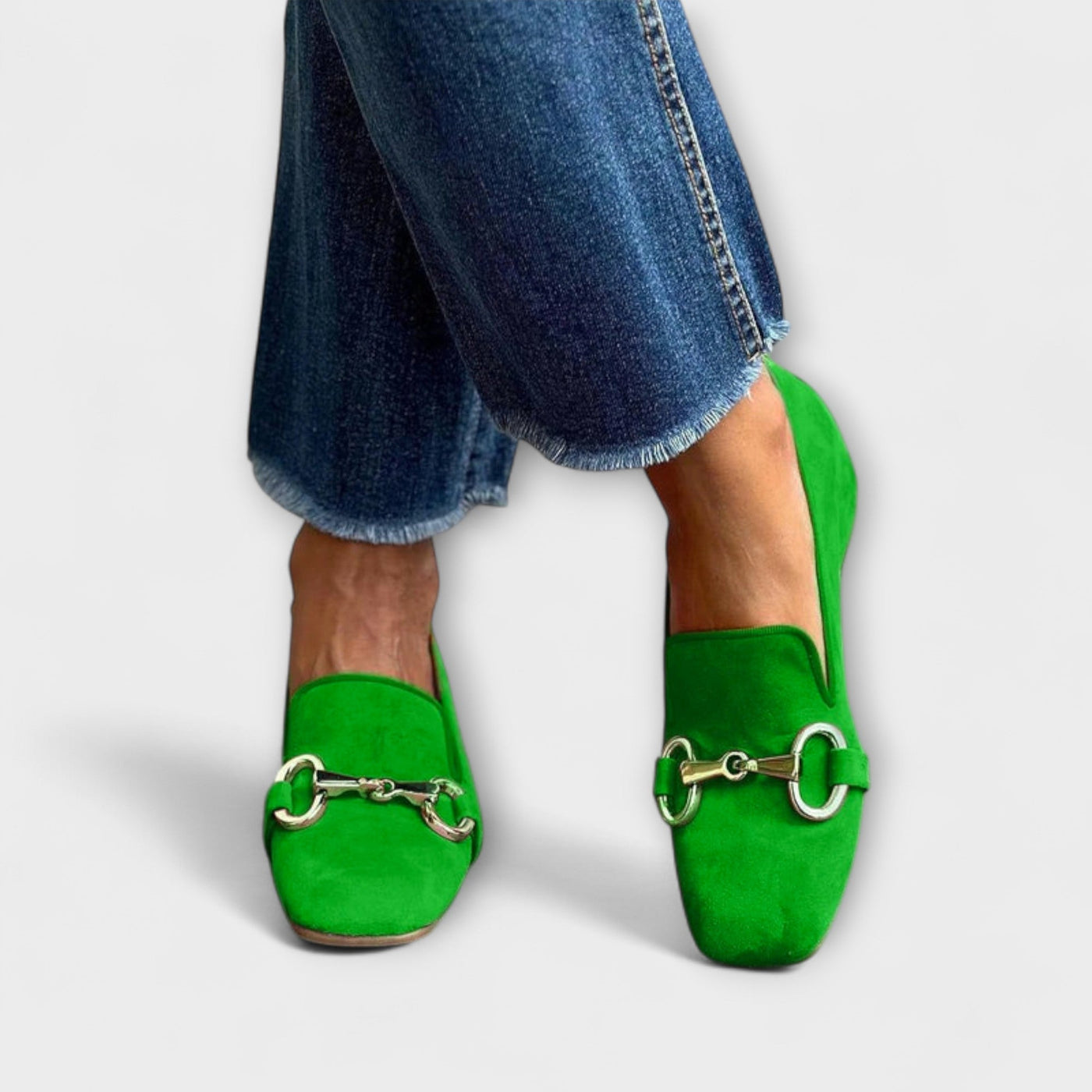 Taliah – Loafers with Square Toe and Buckle