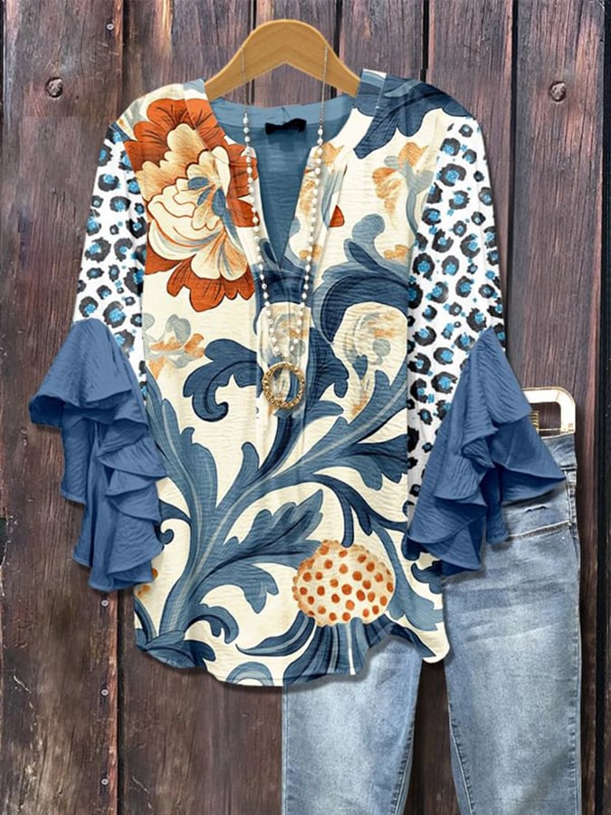 Elora | Vintage Bloom Blouse