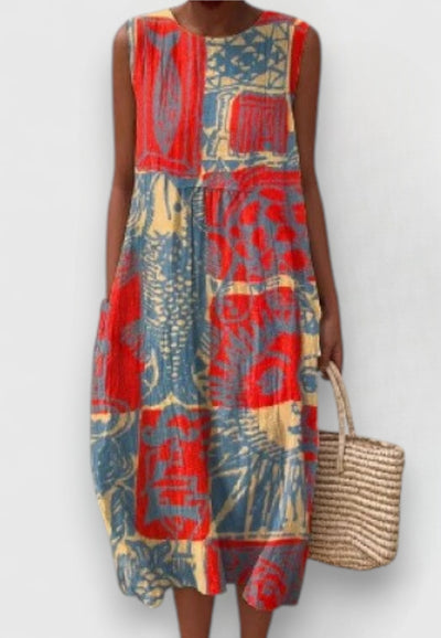 Alizhyah - Elegant Ocean Blue Dress