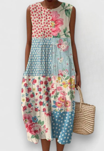 Alizhyah - Elegant Ocean Blue Dress