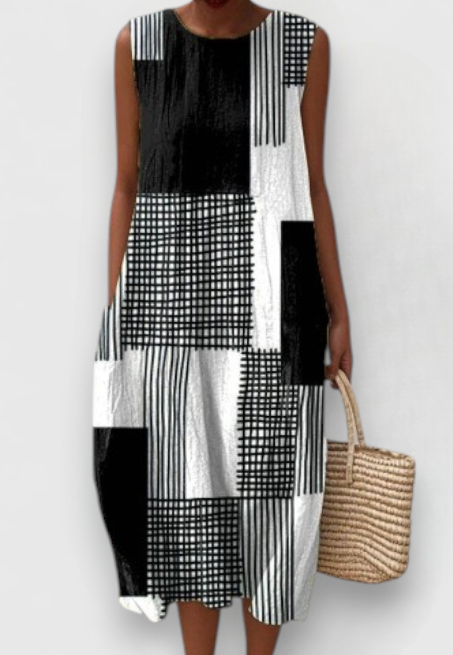 Alizhyah - Elegant Ocean Blue Dress